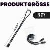 5-Pack Adjustable Windproof Hat Retainer Straps, 40 cm view 2