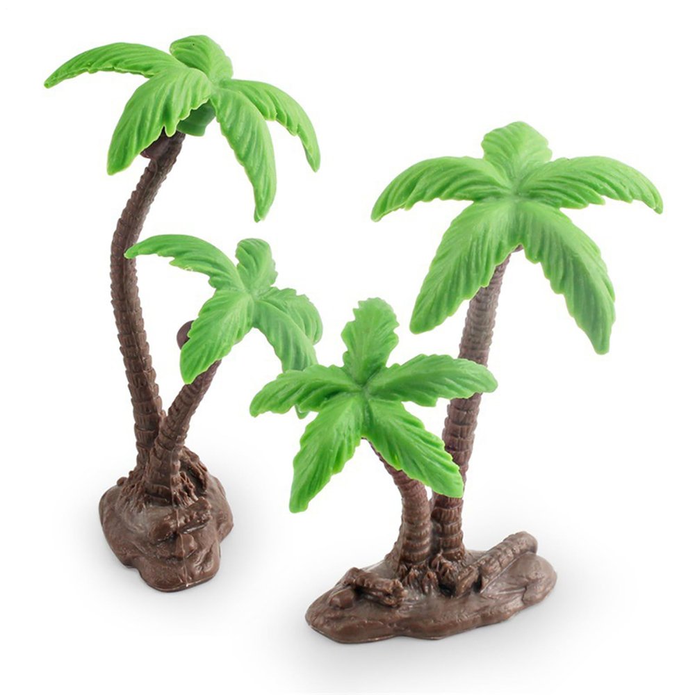 2-Piece Palm Cake Topper, Coconut Palm Model
