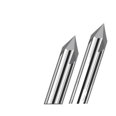 HRC55 Tungsten Steel Aluminum Chamfer Mill with Carbide (8X50L X90R, 1 Piece)