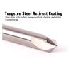 HRC55 Tungsten Steel Aluminum Chamfer Mill with Carbide (8X50L X90R, 1 Piece) view 4
