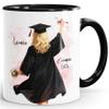 SpecialMe 2026 Graduation Coffee Mug for Women – Personalized Name, Customizable Figure, White-Interior Ceramic Mug view 1