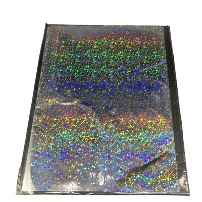 Heat-Activated Foil, A4 Hot Foil Transfer Paper for Printers, Multicolor, 50 Sheets (Glitter)