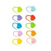 50 Colorful Stitch Markers - Heart-Shaped Clips view 2