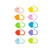 50 Colorful Stitch Markers - Heart-Shaped Clips view 4