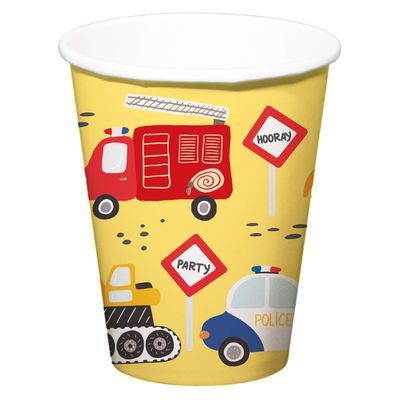 Folat 27667 Wacky Wheels Party Cups