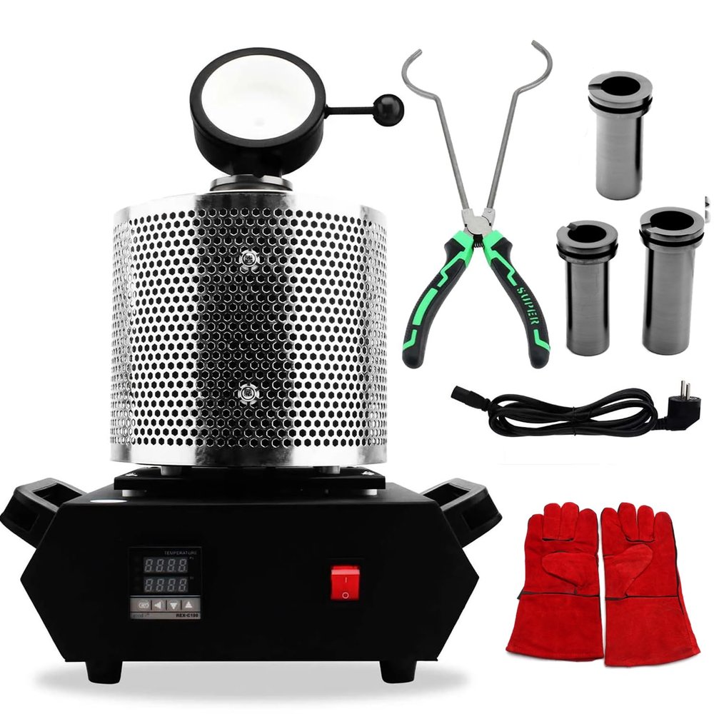Electric Metal Melting Furnace with Digital Control for Scrap Melting and Jewelry Casting
