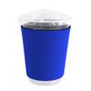 Neoprene Cup Sleeves for Hot Drinks, Ergonomic and Insulated for 200 to 700 ml Coffee and Tea Cups (Blue) view 1