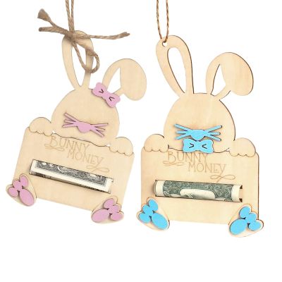Bunny-Shaped Cash Holder for Easter