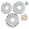 Awwertse 3-Piece Rosette Maker Tool for DIY Fabric Flowers view 3
