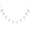 HEEPDD 10-Piece Wooden Hanging Garland, Cone Design view 3