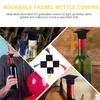 HYTROVE Mini Graduation Cap Bottle Stoppers - Set of 4 view 3