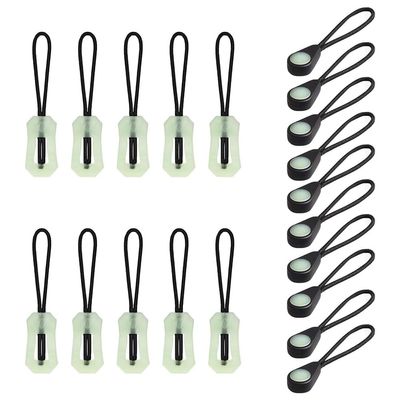 Stineng 20-Piece Glow-in-the-Dark Zipper Pulls