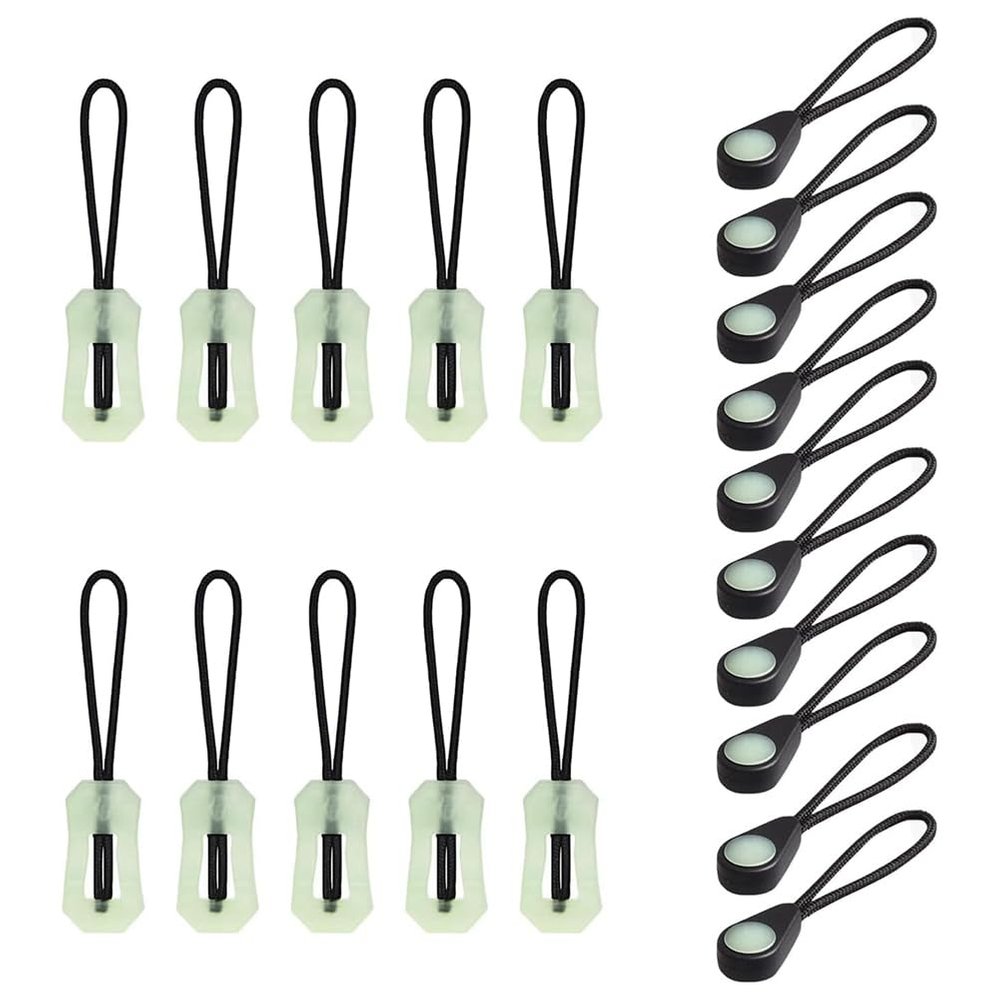 Stineng 20-Piece Glow-in-the-Dark Zipper Pulls