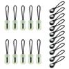 Stineng 20-Piece Glow-in-the-Dark Zipper Pulls view 1