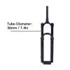 29-Inch Mountain Bike Suspension Fork, 36 mm, Thru Axle, Manual Lockout, Tapered Steerer, Black view 4