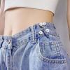 Jean Waist Tightener - No Sew Adjustable Button Pin view 2