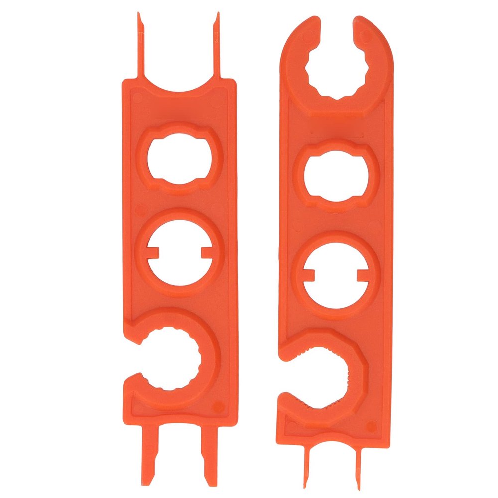2-Piece PV Wrench Set, Lightweight, Portable, PPO/PSA, Orange