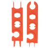 2-Piece PV Wrench Set, Lightweight, Portable, PPO/PSA, Orange view 1