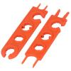 2-Piece PV Wrench Set, Lightweight, Portable, PPO/PSA, Orange view 3