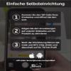 TikTok Follower Stand/Sign with QR Code and NFC (16.5 x 10.5 cm) - German view 4