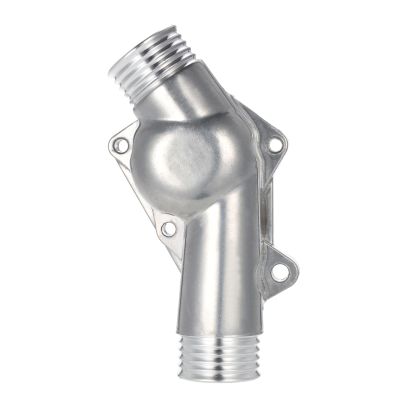 Eacam Aluminum Thermostat Housing Cover, Silver