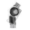 Eacam Aluminum Thermostat Housing Cover, Silver view 4