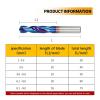 1pc HRC65 Tungsten Carbide Drill Bit for Hard Metalworking, 7.1–13 mm view 3