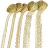 JvFbjLF 2-Meter Gold and Silver Lace Trim for Clothing and Stage Accessories (B10) view 3