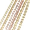 JvFbjLF 2-Meter Gold and Silver Lace Trim for Clothing and Stage Accessories (B10) view 4