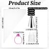 HJZHII 100-Count Piping Bags with Tips view 2