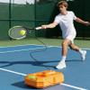 Tennis Trainer Rebound Ball, Solo Tennis Training Rebounder Kit, Portable Equipment for Beginners, Orange view 2