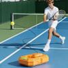 Tennis Trainer Rebound Ball, Solo Tennis Training Rebounder Kit, Portable Equipment for Beginners, Orange view 3