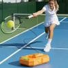 Tennis Trainer Rebound Ball, Solo Tennis Training Rebounder Kit, Portable Equipment for Beginners, Orange view 4