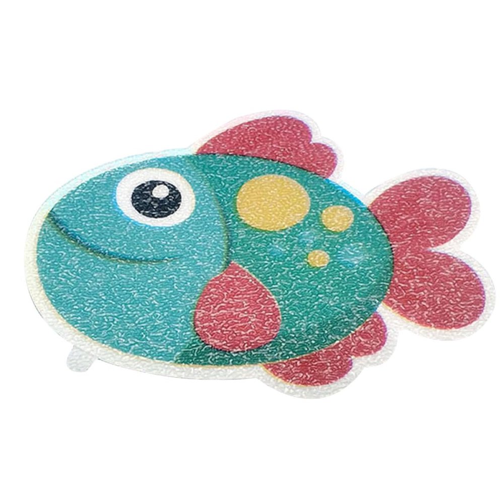SOLUSTRE 6-Piece Bathtub Anti-Slip Stickers with Cartoon Sea Animal Designs