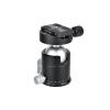 Akozon Aluminum Alloy Ball Head, 44 mm Panoramic Tripod Head with 1/4-Inch Quick-Release Plate and Bubble Level for DSLR Cameras and Telephoto Lenses view 3