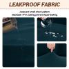 Sfcover Waterproof Stretch Jacquard Outdoor Sofa Cushion Cover, Teal Blue, W230–280 x D50–70 cm view 4
