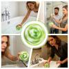 Magic Sponge Cleaning Ball (9cm) | Bathroom Sink Brush | Tile & Faucet Limescale Remover, 4-Pack view 4