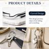 50 Pcs Key Rings, 5 Sizes (30mm, 28mm, 25mm, 20mm, 15mm) Stainless Steel view 3