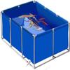 WXF86djl Temporary Fish Pond for Koi and Turtles, Blue, 200 x 200 x 90 cm view 1