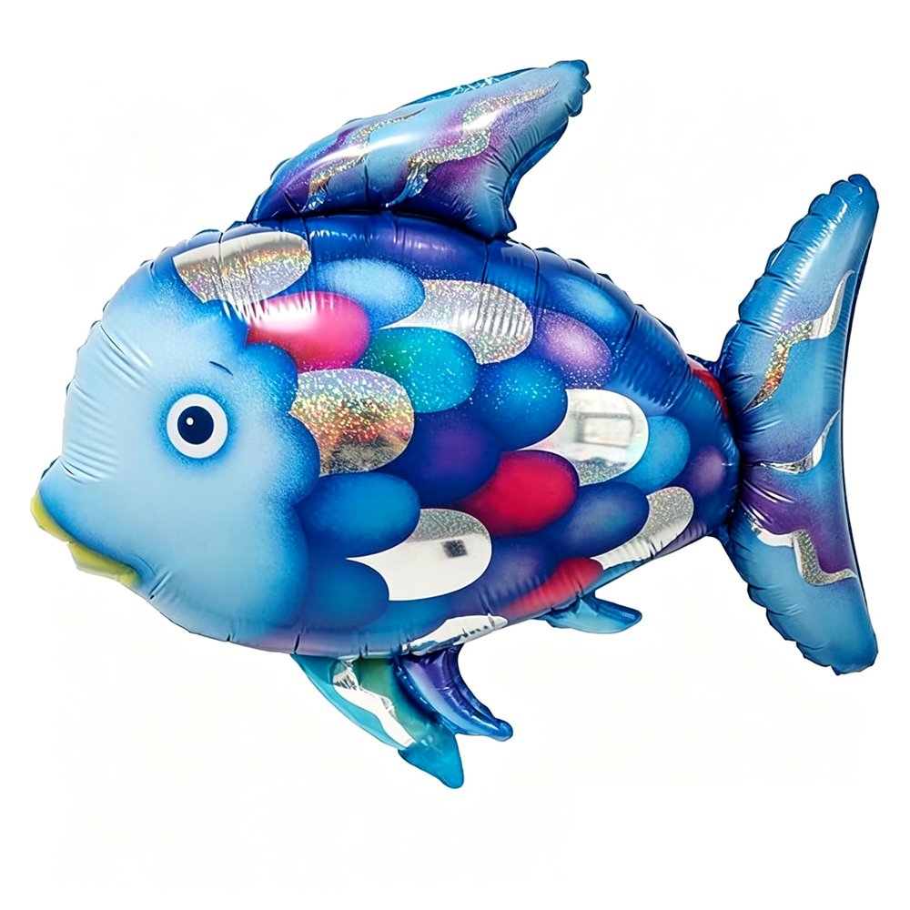 Blue Fish Balloon Decoration 70.5 x 79.5 cm