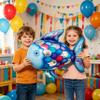 Blue Fish Balloon Decoration 70.5 x 79.5 cm view 2