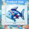 Blue Fish Balloon Decoration 70.5 x 79.5 cm view 3