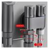 Kitchen Faucet and Handheld Bidet Sprayer Set, Gray view 3