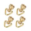 Phefop 4-Pack Metal Ring Screws with Round Head view 3