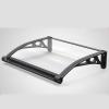YPIOUREN Curved Lean-to Door Canopy, UV, Hail, Rain and Snow Protection, 120 x 200 cm view 1