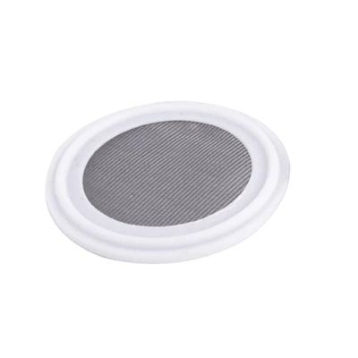 119 mm OD, 4 in. TC Tri-Clamp Mesh Filter Screen with PTFE Sanitary Gasket, High-Temperature, 100 Mesh