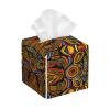 Square Tissue Box with African National Pattern view 1