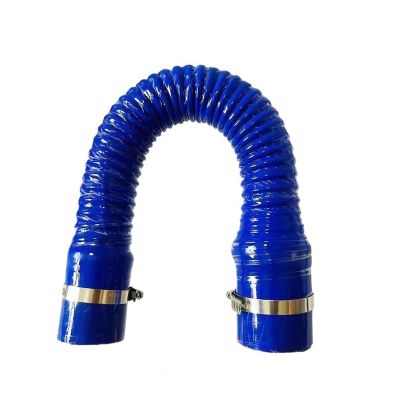 Universal Variable-Diameter Reducer Flexible Silicone Hose Cooler Pipe for Air Intake Pressure Temperature (500 mm, ID 45–50 mm)