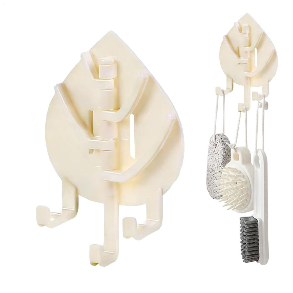 Uoqpty Wall Hooks | Heavy-Duty, Space-Saving Organizer - No Drill Installation | For Clothes, Hats, Handbags, Bedroom, Bathroom, Living Room, Rental Apartments
