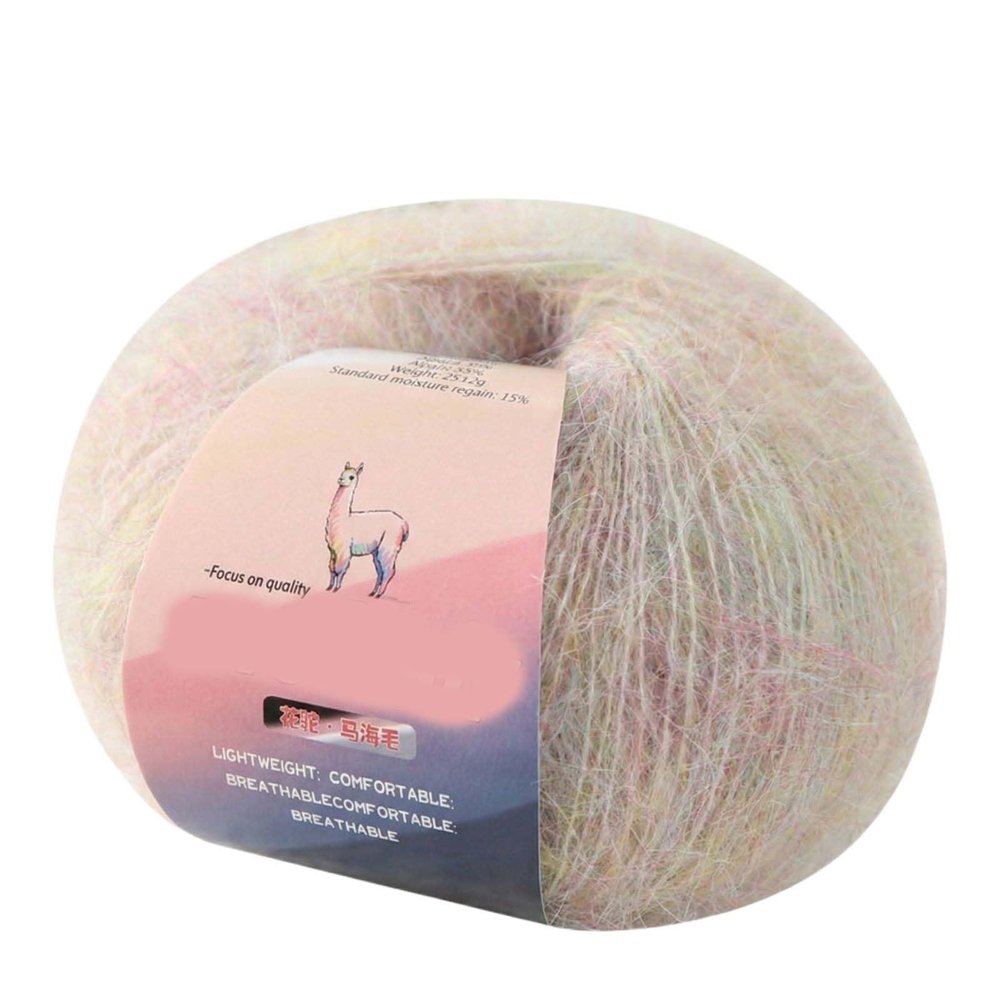 Cotton Crochet Yarn, 35 g, Soft and Skin-Friendly, Five-Ply
